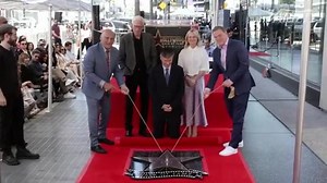 Michael Schur star reveal on the Hollywood Walk of Fame