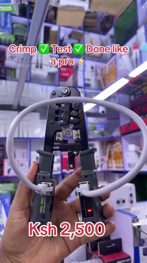 Professional Crimp & Test Cable Tool