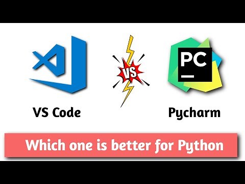 VS Code v/s PyCharm || difference between pycharm and visual studio code || AviUpadhyay