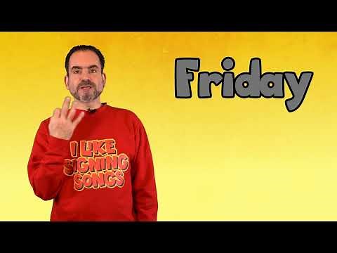 Sign FRIDAY | ASL for FRIDAY | FRIDAY in Sign Language | Sign Language for FRIDAY