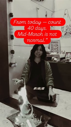 Anjana Reetoria -Helping women attract wealth + peace + power on Instagram: "Warnings don’t create panic. Ignorance does. This 40-day window is for those who can sense the shift. Others will call it coincidence. This is not a prediction to create fear. This is a reminder to create readiness. For those who can sense it — time does not shift suddenly. It whispers first. My Guru spoke. My senses aligned. So I am asking only one thing: Count 40 days from today. Not with panic. With awareness. Mid-Ma