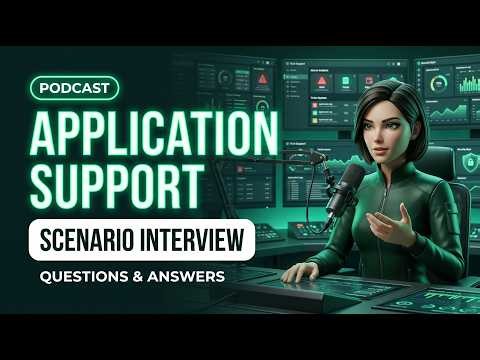 Application Support Scenario Interview Questions and Answers
