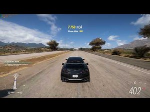 Forza Horizon 5 Nissan GTR R35 Tuned/upgraded top speed