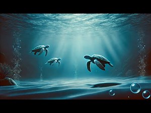 🟣RELAXING SEA TURTLES + CALMING MUSIC