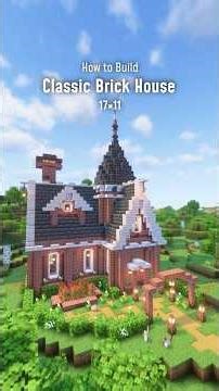 Minecraft Classic Brick House | Fantasy Build Tutorial