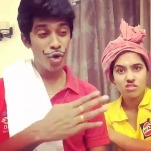 Winner Vadivelu comedy #dubsmash 😂😂 Done by Dubsmash couple #ArunSanjana 👍👍👌 | Lakshan Navaratnam