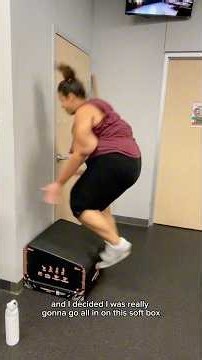 The soft box makes me more confident#boxjump #fitnessjourney #weightlossjourney #fitnessinspiration