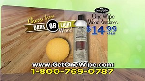 Dutch Glow One Wipe Wood Restorer TV Spot, 'Like New'