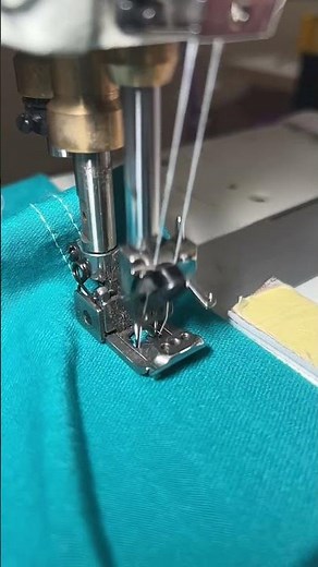 Flatlock Machine Sewing Slow Motion ASMR 🪡✨ #shorts #sewing