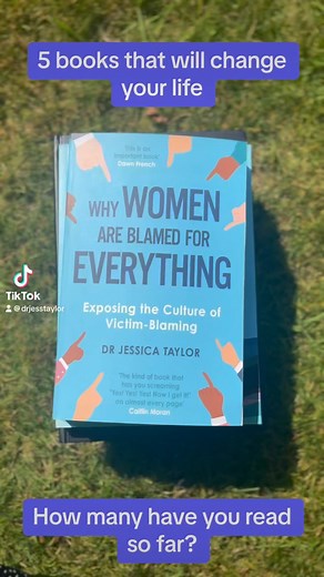 5 of my most successful books - books that will change the way you look at yourself, and the world around you. How many have you read? ❤️❤️❤️ | Dr Jessica Taylor