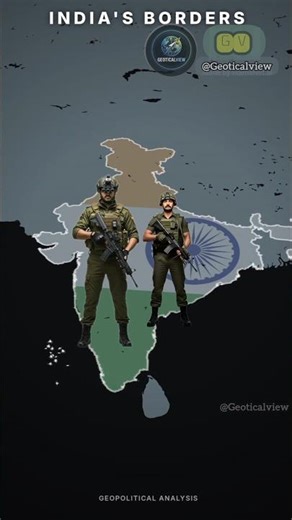 India की Borders पर Army नहीं होती? 🇮🇳 | Who Guards Our Borders? #geography #shorts #border