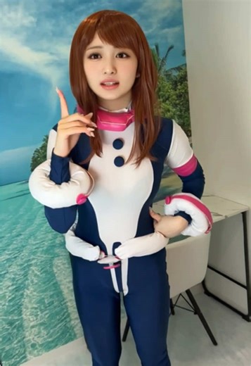 お茶子ちゃんのコスプレダンス挑戦