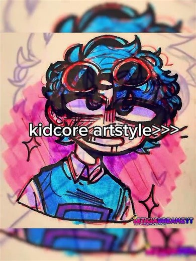 eu amo estilo kidcore#art#artstyle#kidcore