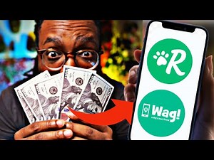 How To EARN $5000 A MONTH Dog Walking - The ROVER & WAG App