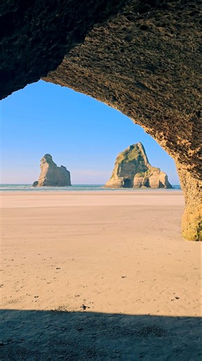 I found the windows 10 lock screen wallpaper location 😲 Wharariki Beach NZ #nature #newzealand #wow