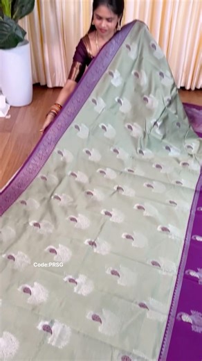 Code:PRSG🥰Rs.999 only. Kanchi semi silk sarees. Visit www.rishiboutique.in or WhatsApp 9994658802
