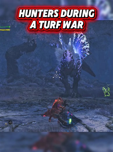 Turf Wars be like: #monsterhunterwilds #mhwilds #hammer #gaming | turf war monster hunter