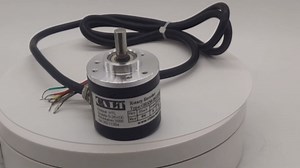 38mm Outer 6mm Solid Shaft Incremental Optical Rotary Encoder GHS38-6 100PPR Line Driver Output with 5V