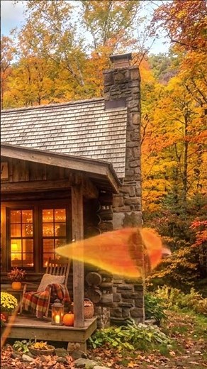 15-Min Cozy Autumn Focus Session 🍁 Pure Fireplace ASMR