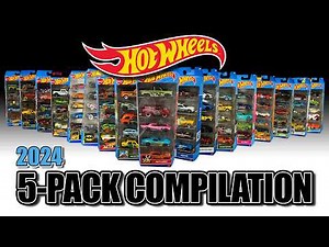 Unboxing ALL of the 2024 Hot Wheels 5-Packs.