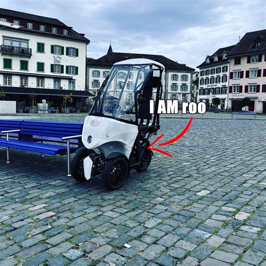 This Is roo, a Semi-Enclosed Trike Dubbed the Most Space-Saving Vehicle in the World