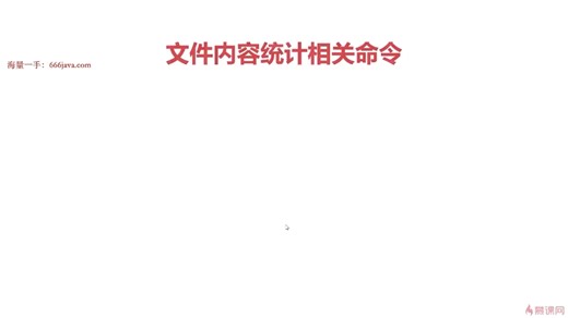 9. Linux常见高级命令之wc的使用