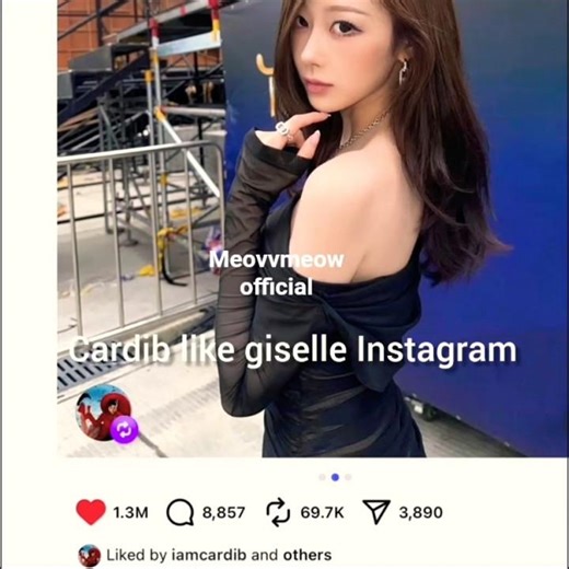 Cardi B like giselle Instagram Instagram #shorts