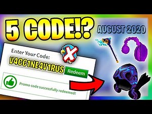 *5 Code!?* ALL NEW PROMO CODES in ROBLOX !!? (August 2020)