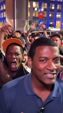 Fans erupt after Knicks steal Game 1 of NBA Finals