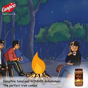22 reactions | Savor the rich goodness of a Campco WINNER Milkshake by the midnight campfire. A delightful blend that elevates the camping experience!  #milkshake #winner #delight #campfire #night #campco #happiness #chocolate #chocolatelover #campcofiesta #funtan #tryitout #madeinindia #amazon #campcochocolates | Campco Chocolates | Facebook