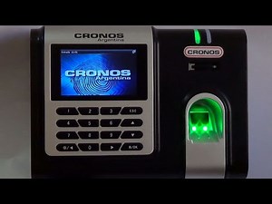 Tutorial ZK X628 Configurar Reloj Biométrico de Control Horario by Cronos