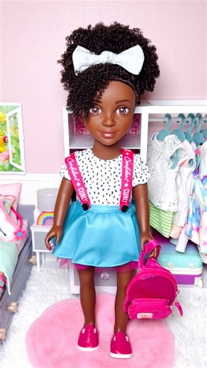 Beautiful Curly Me Doll Hair Routine For School