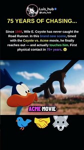 Coyote Finally Touches the Road Runner… 🥹🔥