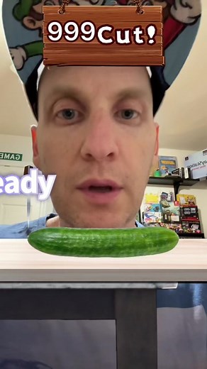 Cutting The Cucumber Game: Fun with Giant Cucumbers!