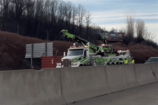 Tractor trailer crash on I-81 causes heavy traffic