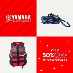The holidays are here! Snag up to 50% off select WaveRunner PFDs, wetsuits, ride shorts, and even more apparel and accessories. | Yamaha Boats