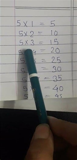 5 ka table hindi mein 🔥