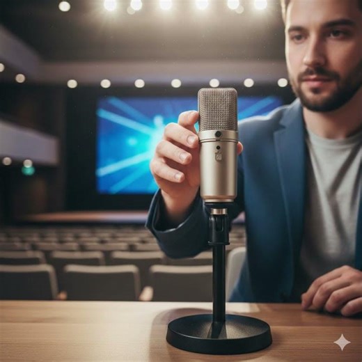 tapping the plastic of a microphone sound effect