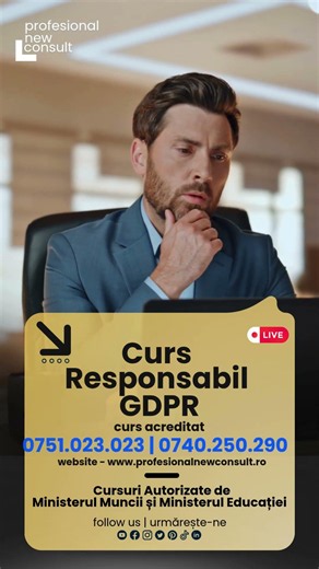 Curs acreditat 𝐑𝐞𝐬𝐩𝐨𝐧𝐬𝐚𝐛𝐢𝐥 𝐆𝐃𝐏𝐑 💻🔒