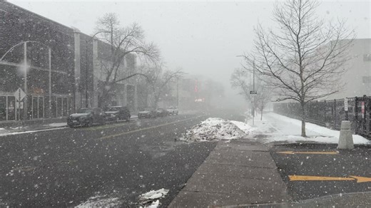 What does it look like outside your window right now? A snow squall just rolled through East Avenue ❄️ | WHEC TV