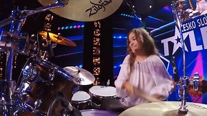 Watch talented kid drummer Nikoleta Šurinová on ČESKO SLOVENSKO MÁ TALENT 2018 | World Best Talent