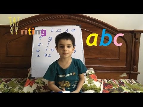 How to Write small Letters a to z - Alphabet