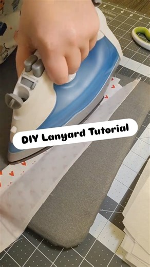 It's Sew Jen on Instagram: "Lanyard DKY tutorial🧷🧵🪡 It’s beginner-friendly, comes together quickly, and makes the perfect handmade gift or item to sell at markets. For this project, you’ll need: One piece of fabric measuring 4 inches by 36" Medium fusible interfacing to line your fabric A lanyard clip for the end #SewingTutorial #DIYLanyard #EasySewingProject #SewingForBeginners #SewWithMe HandmadeGifts"