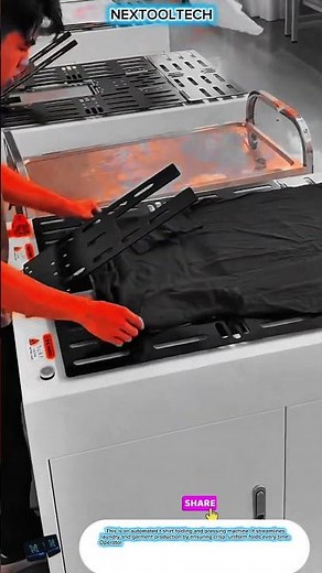 Automated T-Shirt Folding Machine for High-Efficiency Laundry Service and Garment Production