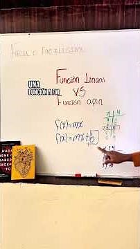 Differences between linear and affine functions