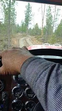 Narrow road with a load! how do log trucks make those tight turns?