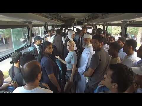 2 videos from an Arab bus