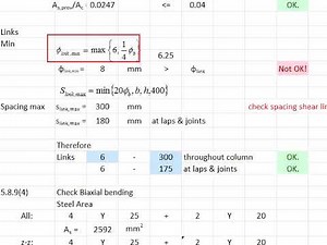 2.24 Example: Short braced column, biaxial bending Part 2