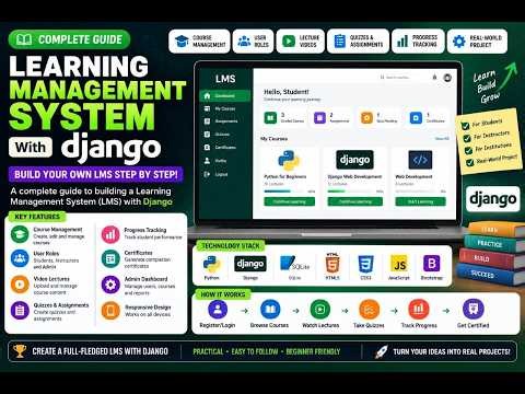 Learning Management System in Django | Python Django Project with Source Code | Final Year Project