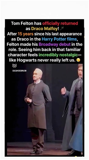 Tom Felton Is BACK as Draco Malfoy After 15 Years! 🥹🪄